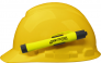 NIGHTSTICK XPP-5411GX INTRINSICALLY SAFE PENLIGHT FLASHLIGHT WITH HELMET MOUNT, 125 LUMENS, IP-67 DUSTPROOF/WATERPROOF, 2 AAA, GREEN