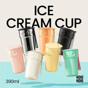 HOLOHOLO ICE CREAM TUMBLER, IC-01 390ML – INSULATED STAINLESS STEEL