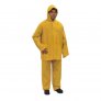 HEAVY DUTY YELLOW RAIN COAT/PANT (2PC TYPE) FOR COMPLETE WEATHER PROTECTION