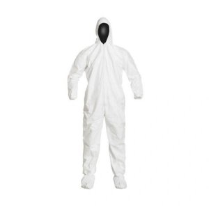 DUPONT™ TYVEK® ISOCLEAN® IC109 COVERALL ZIP FT W FLP, HD, BTS, EW, GRIPPER(TM) STERILE, WHITE, 25PCS/CTN (PN-IC109SWHMD00250S, D-CODE D15539014)