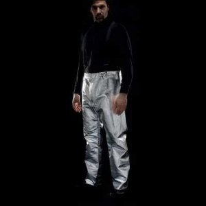 GIORDANI 70% PREOX 30% ARAMID TROUSER WITH BRACES, ALUMINIZED SOFT & LIGHT 360 G/MQ,