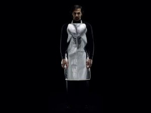 GIORDANI ALUMINIZED APRON WITH EXTRA SOFT LEATHER STRAPS (HEAT-RESISTANT)