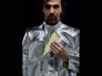 GIORDANI JACKET MADE OF ALUMINIZED EXTRA SOFT ARAMID FIBER, FRONT CLOSURE WITH SNAPS AND FLAP WITH VELCRO