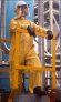 RESPIREX CHEMICAL PROTECTIVE YELLOW NEOPRENE BIB TROUSERS
