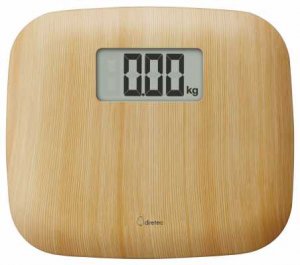 DRETEC BS-183 NW DIGITAL BATHROOM SCALE, NATURALWOOD (12PCS/CTN)