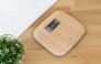 DRETEC BS-183 NW DIGITAL BATHROOM SCALE, NATURALWOOD (12PCS/CTN)