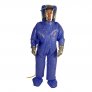 RESPIREX FRONTAIR 2 SUIT BLUE LAMINATE REAR ZIP