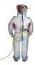 RESPIREX FRONTAIR 2 SUIT BLUE LAMINATE REAR ZIP