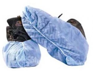 WORKGARD NON WOVEN SHOE COVER WITH NON-SKID 30 GSM DESIGN