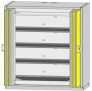 DUPERTHAL CLASSIC LINE SAFETY CABINET CLASSIC XL, VERSION XL 1, STAINLESS STEEL