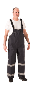 NASCO PETROSTORM MULTI-HAZARD OUTERWEAR, BIB TROUSER WITH REFLECTIVE, NAVY BLUE