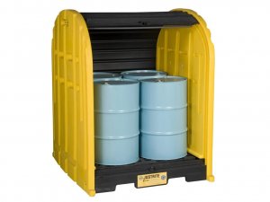 JUSTRITE 4 DRUM DRUMSHED & PALLET