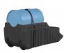 JUSTRITE DRUM CADDY OUTDOOR ECO BLACK