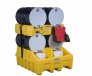 JUSTRITE DRUM MANAGEMENT BASE, YELLOW