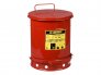 JUSTRITE 09300 38L OILY WASTE CAN WITH HANDS-FREE SELF-CLOSING COVER