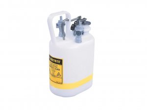 JUSTRITE 1 GALLON OVAL POLYETHYLENE SAFETY DISPOSAL CAN