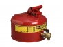 JUSTRITE 2.5/9.5L GALLON SAFETY CAN WITH FAUCET 08540
