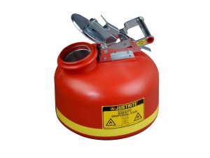 JUSTRITE 2 GAL DISPOSAL CAN-STN STL