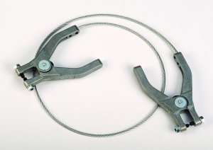 JUSTRITE DUAL HAND CLAMP ANTISTATIC WIRE 3