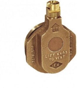 JUSTRITE END DRUM VENT, BRASS