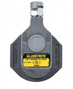 JUSTRITE STAINLESS STEEL DRUM VENT, 2 INCH BUNG