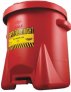 EAGLE 935FL 10 GALLON HDPE OILY WASTE CAN WITH HANDS-FREE SELF-CLOSING LID