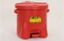 EAGLE 935FL 10 GALLON SELF-CLOSING PLASTIC OILY WASTE CAN