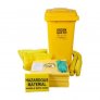 ESNICO SK120Y 120L HAZARDOUS CHEMICAL MOBILE SPILL KIT WITH WHEELIE BIN