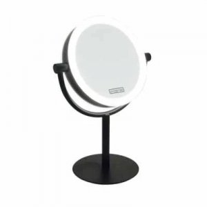 EYESMILE D615 5X MAGNIFICATION ILLUMINATED COSMETIC MIRROR BLACK