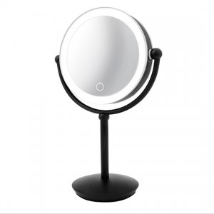 EYESMILE D755 5X MAGNIFICATION ILLUMINATED COSMETIC MIRROR BLACK