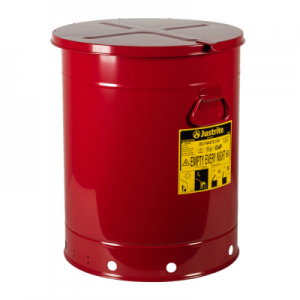 JUSTRITE 09710 21 GALLON OILY WASTE CAN FOR FIRE RISK CONTROL