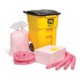 PIG KIT366 HAZMAT SPILL KIT 34 GAL WITH HI-VIZ WHEELED CONTAINER