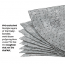 PIG MED-WT ABSORBENT MAT, 25FTX10IN UNV 4/BOX