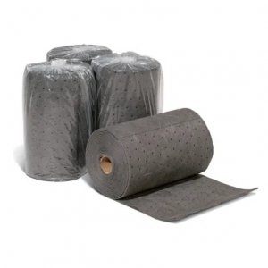 PIG MED-WT ABSORBENT MAT, 25FTX10IN UNV 4/BOX
