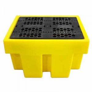 ROMOLD BUND PALLET, 1 X 205LTR DRUM, 225LTR BUND, YELLOW