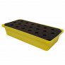 ROMOLD SPILL TRAY WITH GRID, GENERAL PURPOSE, 31LTR BUND, YELLOW