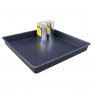 ROMOLD DRIP TRAY - GENERAL PURPOSE DRIP TRAY, 100LTR BUND, BLACK