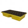 ROMOLD SPILL TRAY WITH GRID, GENERAL PURPOSE, 63LTR BUND, YELLOW