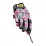 MECHANIX WOMENS ORIGINAL SAFETY GLOVES WITH TREKDRY BREATHABLE DESIGN PINK CAMO