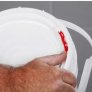 NEW PIG DRM1054 LIFE LATCH 5 GAL UN RATED SCREW-TOP HDPE PAIL WITH LOCKING LID