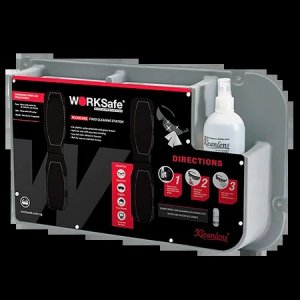 WORKSAFE KLEANLENS KL461 FIXED LENS CLEANING STATION WITH BIODEGRADABLE 500ML SOLUTION