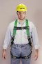 MILLER BY HONEYWELL DURAFLEX PYTHON HARNESS WITH CUSHIONED TUBULAR WEBBING IN SHOULDER STRAPS - UNIVERSAL