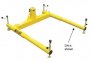 MILLER DURAHOIST™ THREE-PIECE PORTABLE BASE (FOR MAXIMUM 48-IN. OFFSET)