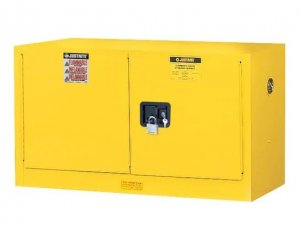 JUSTRITE 17 GAL WALL MOUNT SURE-GRIP EX SAFETY CABINET, MANUAL