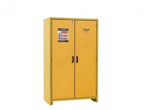 JUSTRITE 22603 45 GALLON 30-MINUTE FLAMMABLE SAFETY CABINET WITH HYBRID-CLOSE DOORS