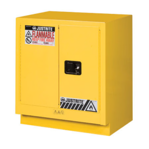 JUSTRITE 883000 FM APPROVED UNDER FUME HOOD FLAMMABLE SAFETY CABINET, 19 GAL