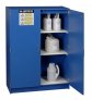JUSTRITE 24150 WOOD LAMINATE CORROSIVES SAFETY CABINET WITH MANUAL CLOSE 2 DOORS