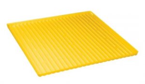 JUSTRITE 29054 HIGH-VISIBILITY YELLOW TRAY AND SUMP FOR 60-GALLON SAFETY CABINET