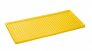 JUSTRITE 29055 YELLOW POLYETHYLENE CABINET TOP TRAY WITH HIGH VISIBILITY