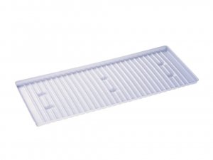 JUSTRITE 29962 POLYETHYLENE TRAY/SUMP WITH CURVED EDGE